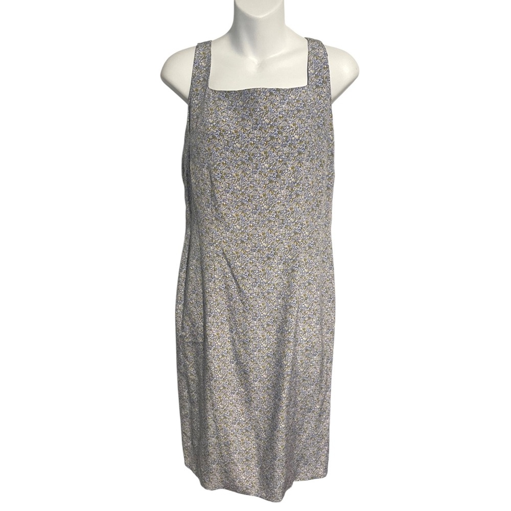 VTG Jones & Co 100% Silk Floral Size 8 Sundress Romantic Feminine Cottagecore